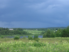 Летний вид на деревню