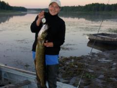 Весомый улов на блесну Куусамо