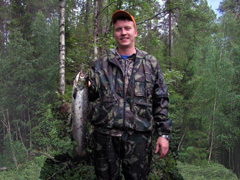 Лосось - наиболее почитаемая добыча (р. Войница, 2007 г.)